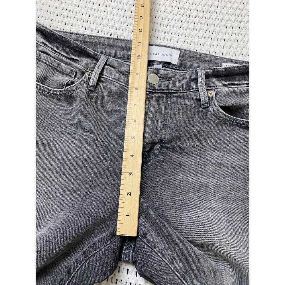 Dear‎ John Womens Jaxtyn Bootcut Gray Jeans Size 28 Western Rodeo Cowboy Cowgirl